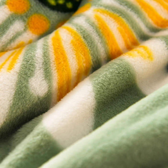 Winter Lamb Wool Blanket - Thick Printed Bedding for Dorms