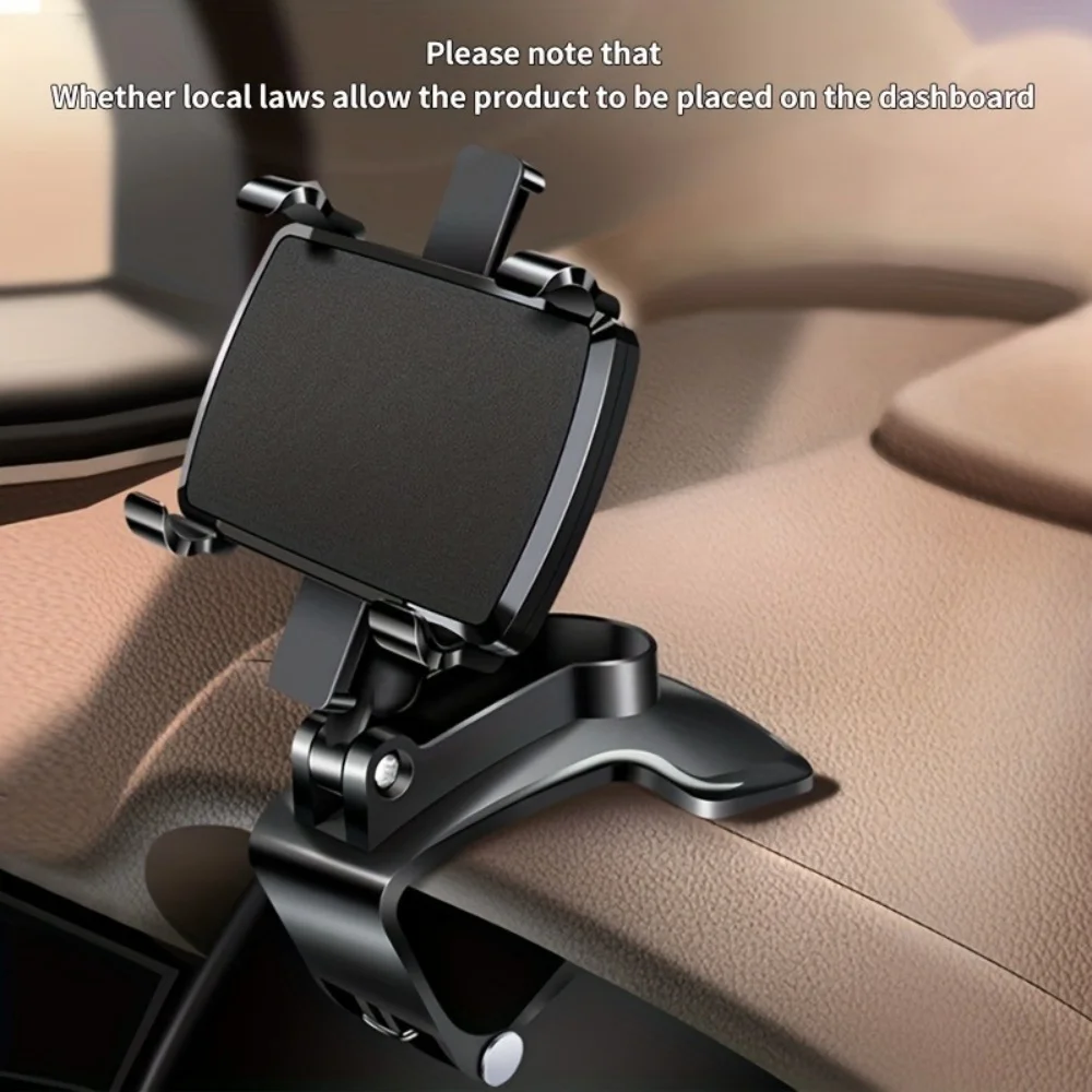 Universal Car Phone Holder Stand Clip Mount Dashboard GPS Bracket Mobile Phone Support in Car For iPhone Samsung Xiaomi Huawei