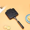 Gas Non-Stick Sandwich Maker Iron Bread Toast Breakfast Machine Waffle Pancake Baking Barbecue Oven Mold Mould Grill Frying Pan 4
