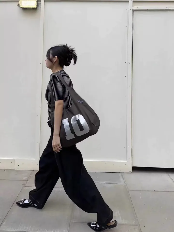 Paloma Wool Cotton Printed oulder Tote Bag Women's Commuter Bag