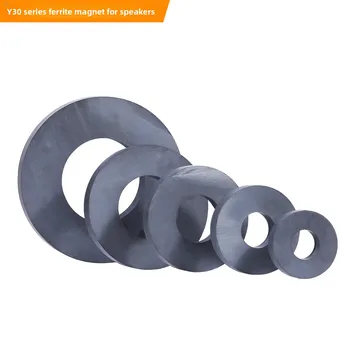 Magnete per Altoparlanti in Ferrite, Magnete Permanente Resistente alle Alte Temperature, Magnete Circolare in Ferrite, Accessori per Altoparlanti