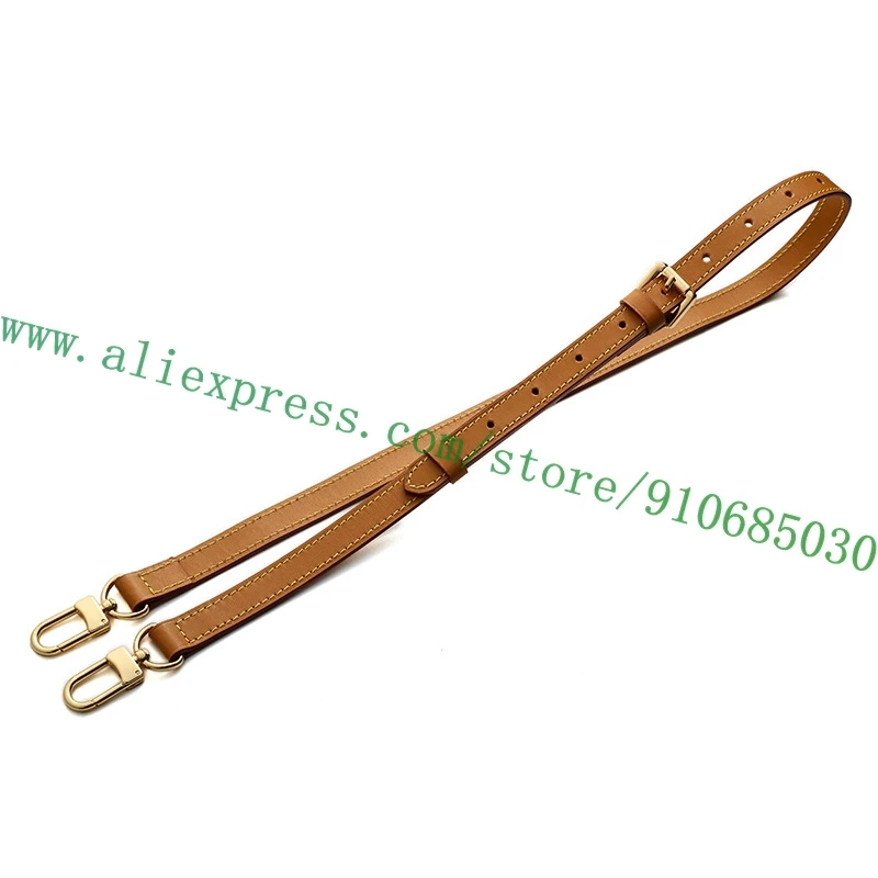 Natural Beige Calfskin Adjustable Bag Strap For Luxury Designer Lady Handbag Purse Women Shoulder Carry Belt Replacement 1.8cm