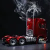 770S LESU 1/14 RC Tractor Truck 6*6 Metal Chassis RTR Car Model with Light Sound Smoking Differential Romote Control Vehicle Toy 2