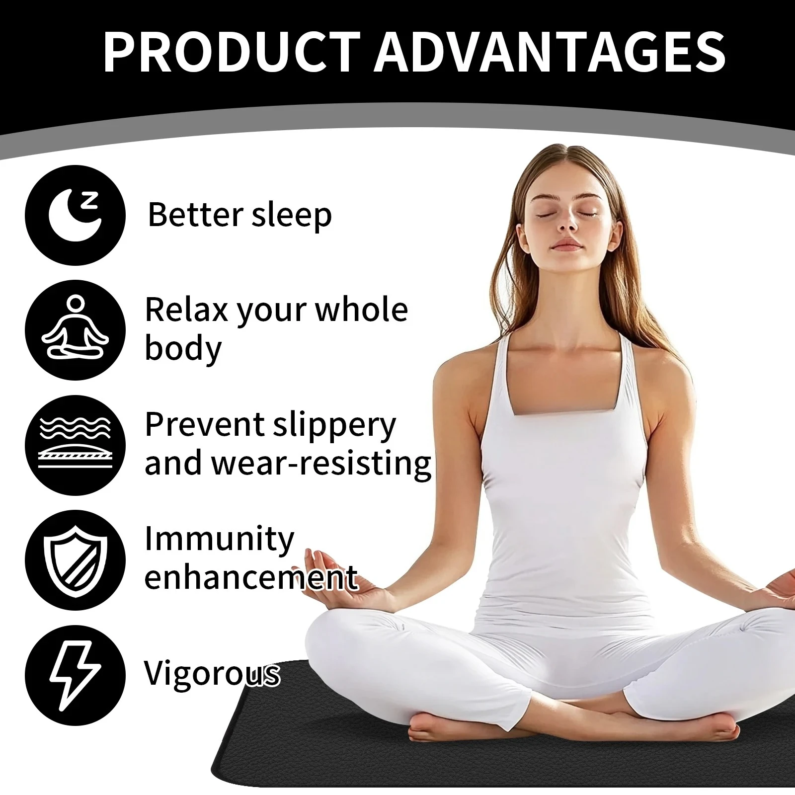 Earth-Connected Grounding Mat for Pain Relief and Relaxation – Ideal for Travel and Everyday Use