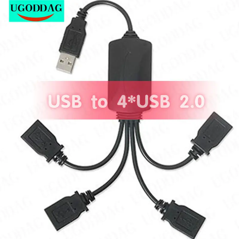 Macho para Fêmea Usb Hub Splitter Estender Cabo Usb 2.0 Extensão Linha de Dados Cabo Adaptador de Alimentação Soquete Conversor Usb 2.0 Cabo 1