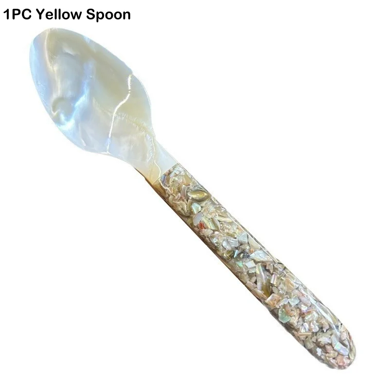 1PC Yellow Spoon
