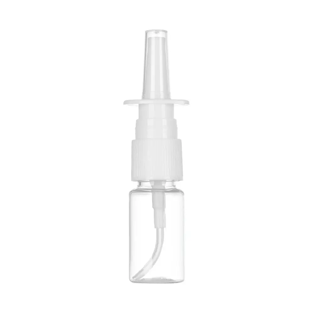 simarro Neussprayfles, 10 ml, leeg, navulbare verstuiver, spuitfles, kunststof, neusverstuiver, fijne nevel, neussprayfles, parfum, etherische olie (transparant