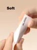 Deli Nusingn Triangle Eraser White TPE Plastic Rubber Pencil Erasers for Kids Writing Drawing Sketches Arts Eraser Soft 6/12pcs 3