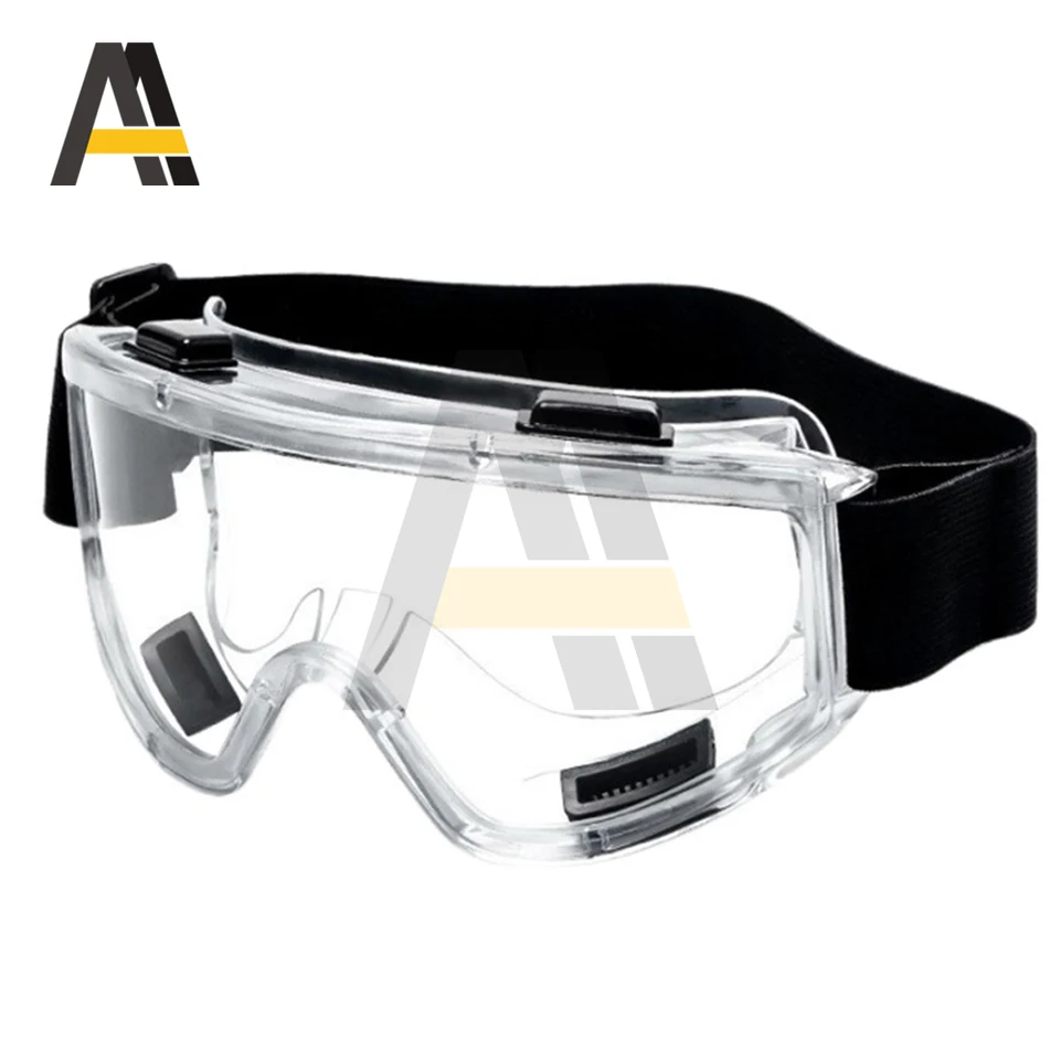 Schutzbrille Chemie 2 Stück Schutzbrille Anti-Beschlag – Vollsichtbrille Aus Polycarbonat, Für Brillenträger, 18x6 Cm Outdoor Arbeitsschutz
