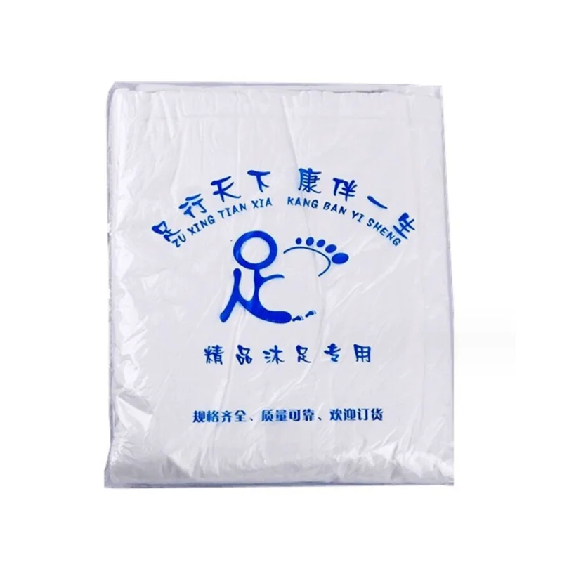 90pcs 환경 친화적 인 일회용 발 욕조 라이너 발을위한 목욕 분지 가방 페디큐어 발 해독 스파 열 보존 액세서리