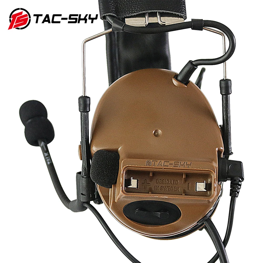 Новая Съемная повязка на голову TAC-SKY COMTAC III с шумоподавлением и