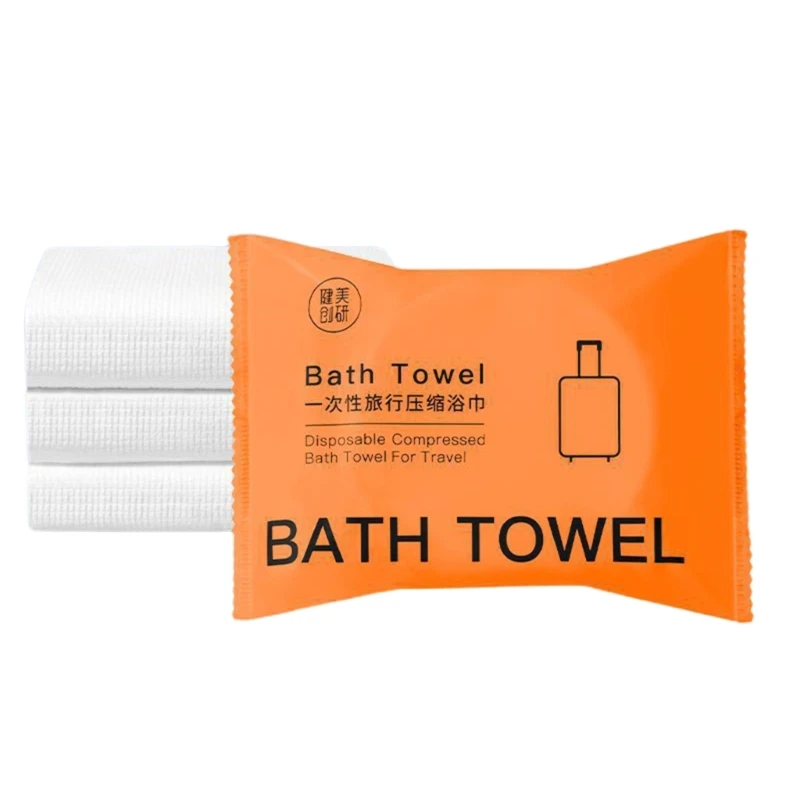 Fothere 2-10pcs Disposable Bath Towels 70*140cm(27.56*55.12)Thickene