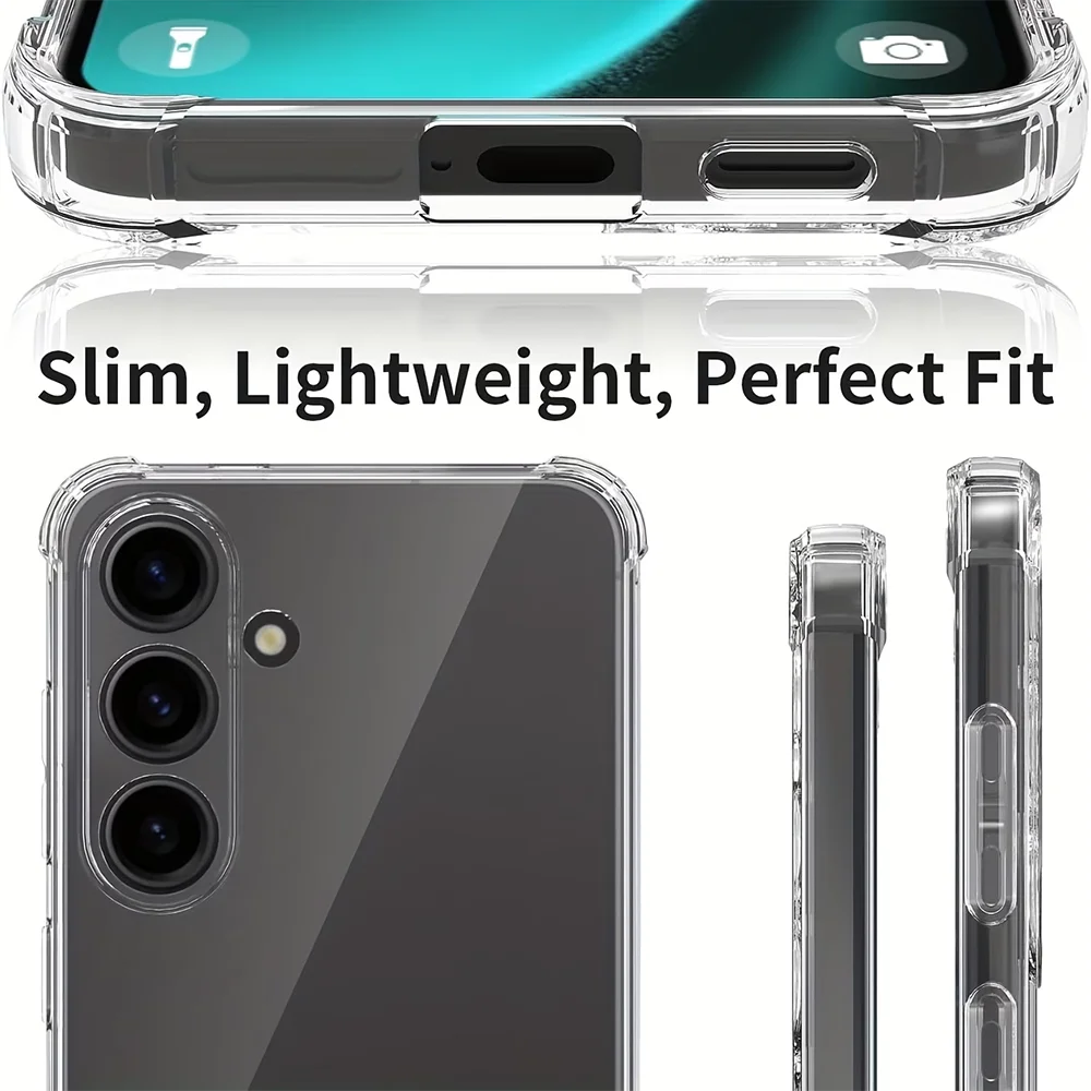 Ultra-Thin Clear Silicone Soft TPU Phone Case