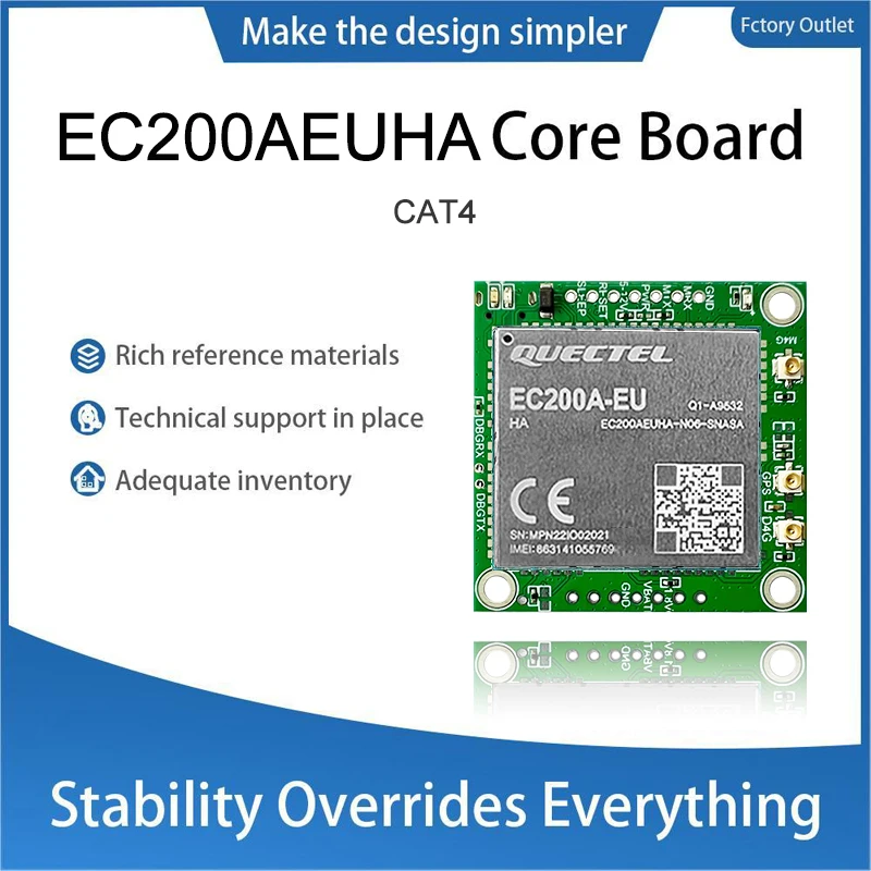 

"LTE CAT4 макетные платы EC200AEUHA EC200AEUHA-N06-SNASA Core Board 1 шт."
