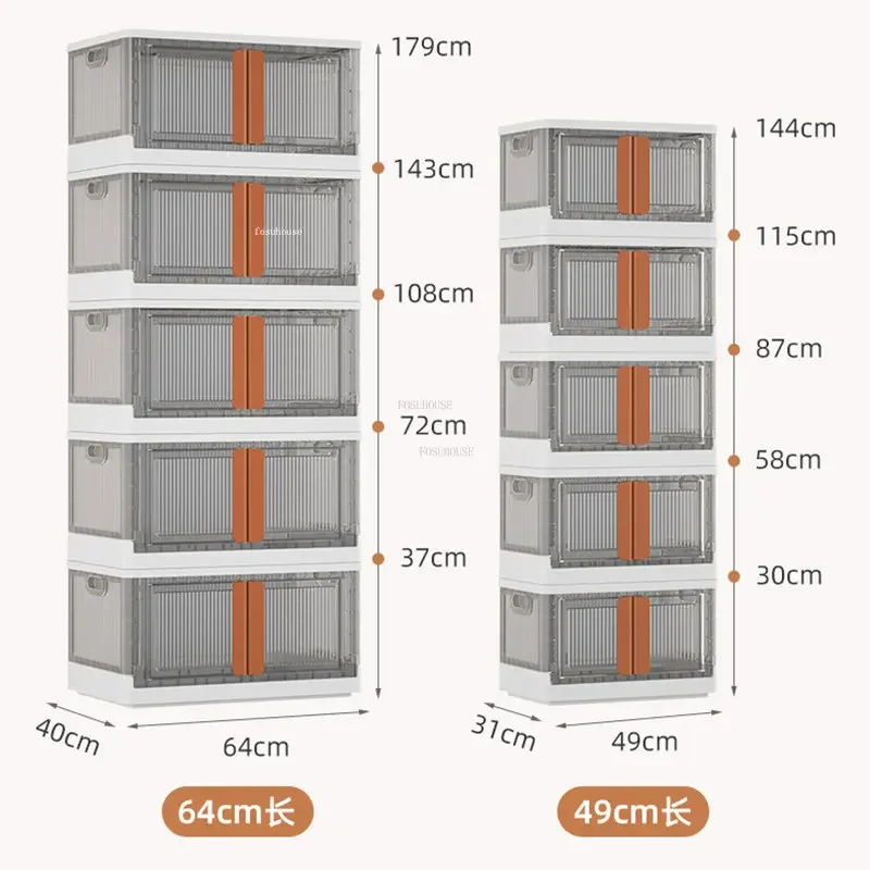 Light Luxury Plastic Kitchen Cabinets Home Living Room Multi-layer RacksModern Kitchen Furniture Floor Flip Locker with Door K 6