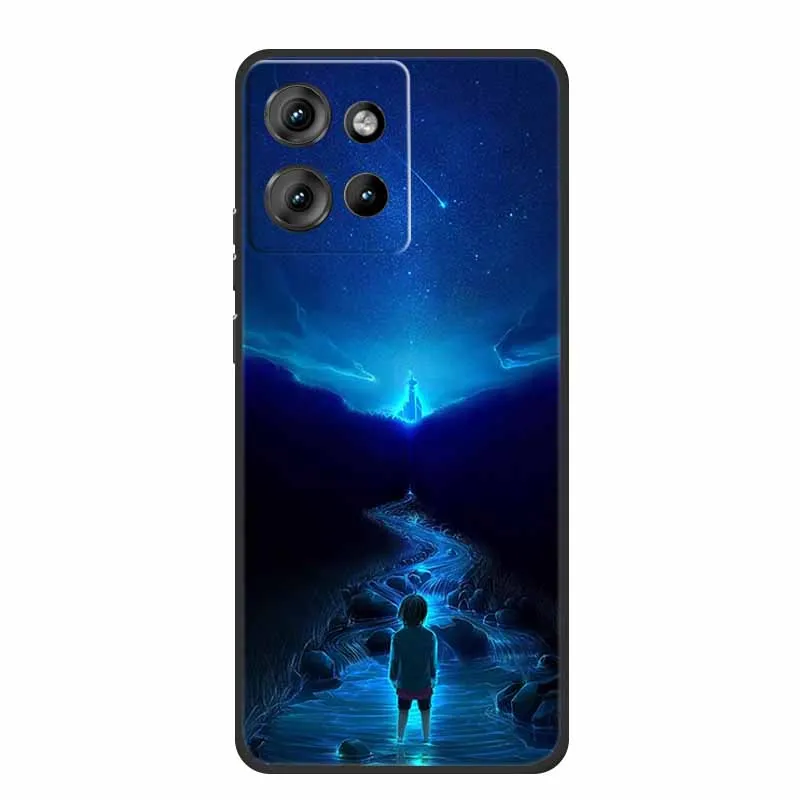 Sleek Black Shockproof TPU Silicone Phone Case - Soft Protective Back Cover 6.7 Coque