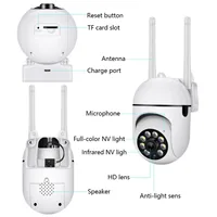 8MP Wifi IP Surveillance de sécurité sans fil caméra PTZ 4X Zoom caméras suivi Audio bidirectionnel HD nuit couleur caméra 2