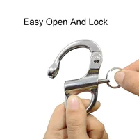 Stainless Steel Quick Release Fixed Bail Snap Shackle