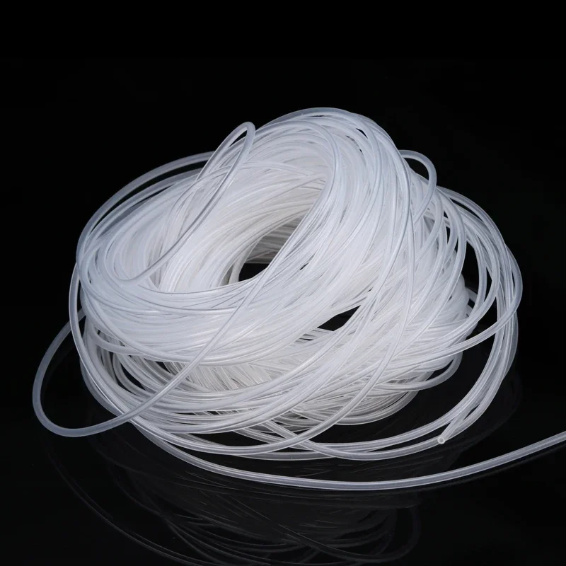 Peristaltic Pump Tube Soft Silicone Hose Flexible Nontoxic Transparent Food Grade ID 0.8 1 1.6 2.4 3.2 4.8 6.4 7.9 9.6 12.7mm 1M silicone tubeplastic tube