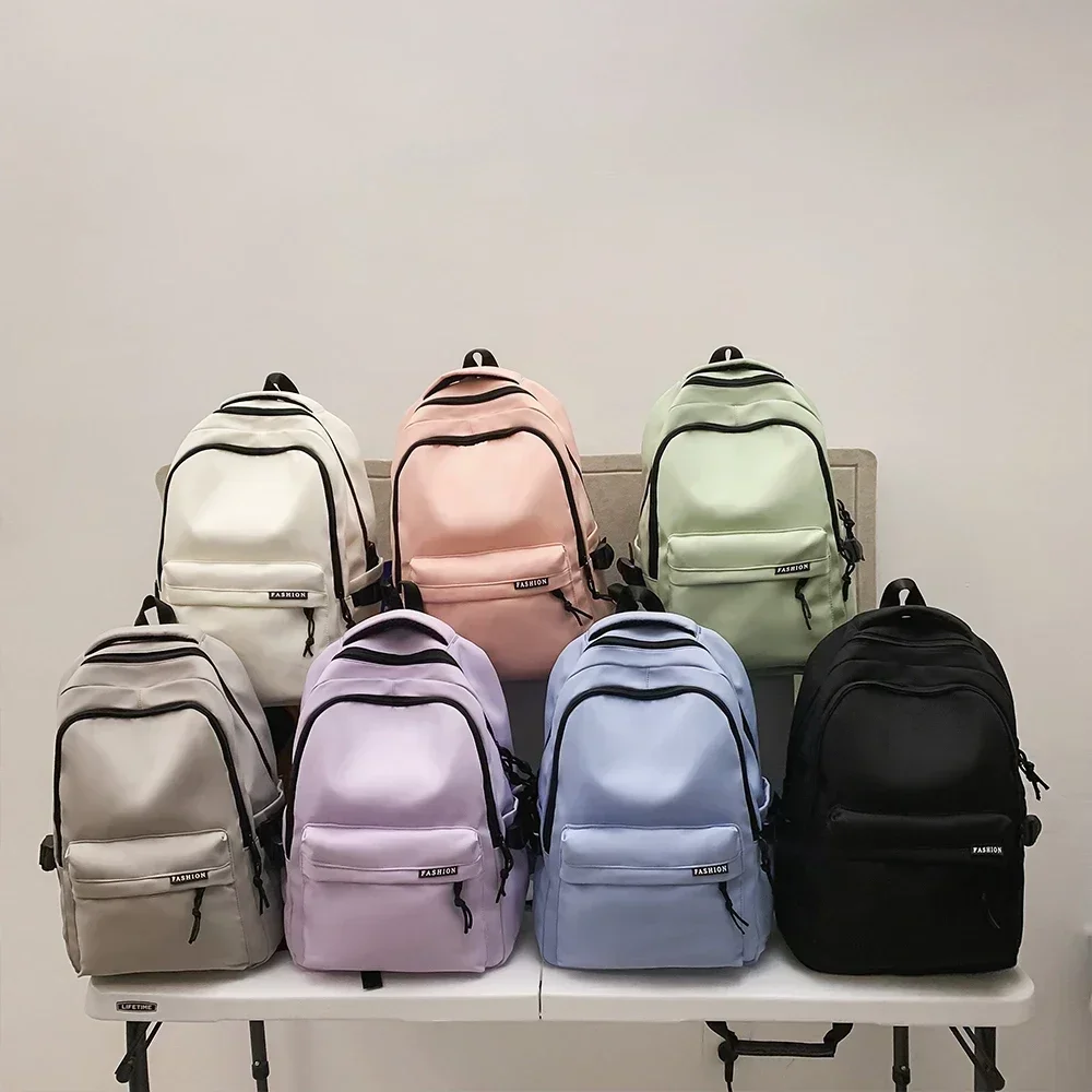 Creative Waterproof Teenage Nylon Book Bag Large Capacity Backpack Fashion Students School Bag Boys Girls Travel Backbag