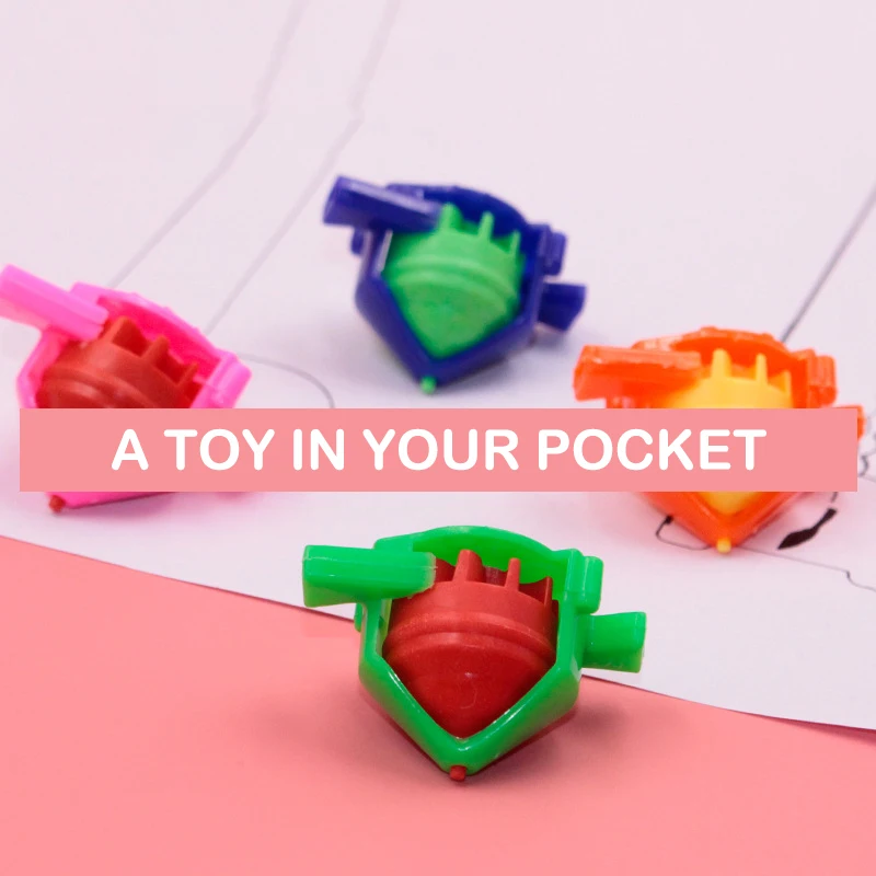 

10Pcs Whistle top toy Double mouth blowing children's puzzle toy Holiday gift Table toy
