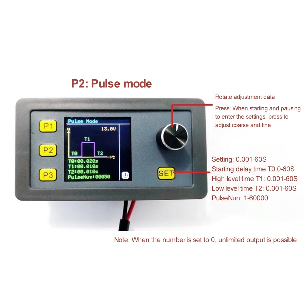 DC7-24V Signal Generator Generator Module PWM Pulse Adjustable Module 0-20mA 0-10V Signal Generator 1-1000Hz Sine Wave Generator 4
