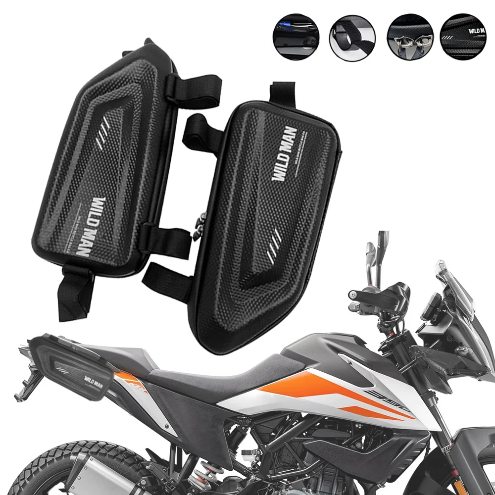 For KTM 390 Adventure 390 adventure 390 ADV 2020-2023 motorcycle modified  side bag waterproof triangle side bag hard shell bag - AliExpress