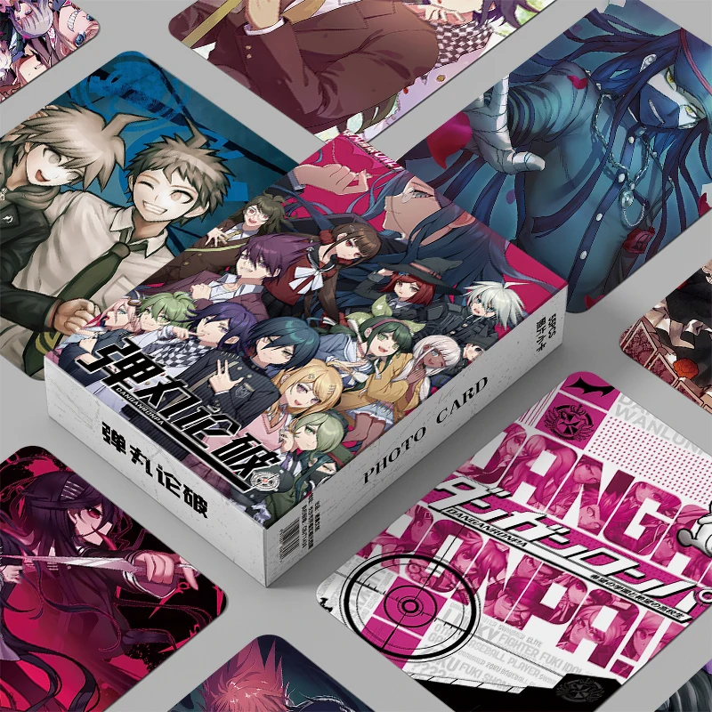 Danganronpa 레이저 로모 지갑 카드, 미니 카드, 박스당 55 개