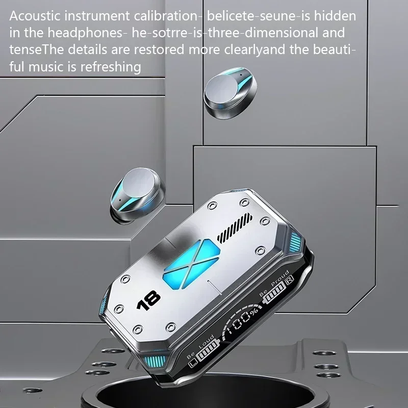 Cuffie Wireless, Auricolari Bluetooth Minimalisti, Riducono il Disordine Visivo per Professionisti Aziendali Minimalisti - Image 3