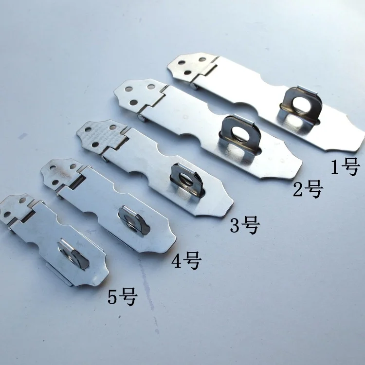 Stainless steel lock padlock buckle cabinet box buckle hanging door nose 2" 3" 4" 5" lock padlock