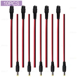 Enhanced Product Title:  
Versatile 12V DC Connector Kit - Male & Female Jack Cable Adapter Plugs (5.5 x 2.1mm) - Available in Sets of 10/20/50 (10PCS)