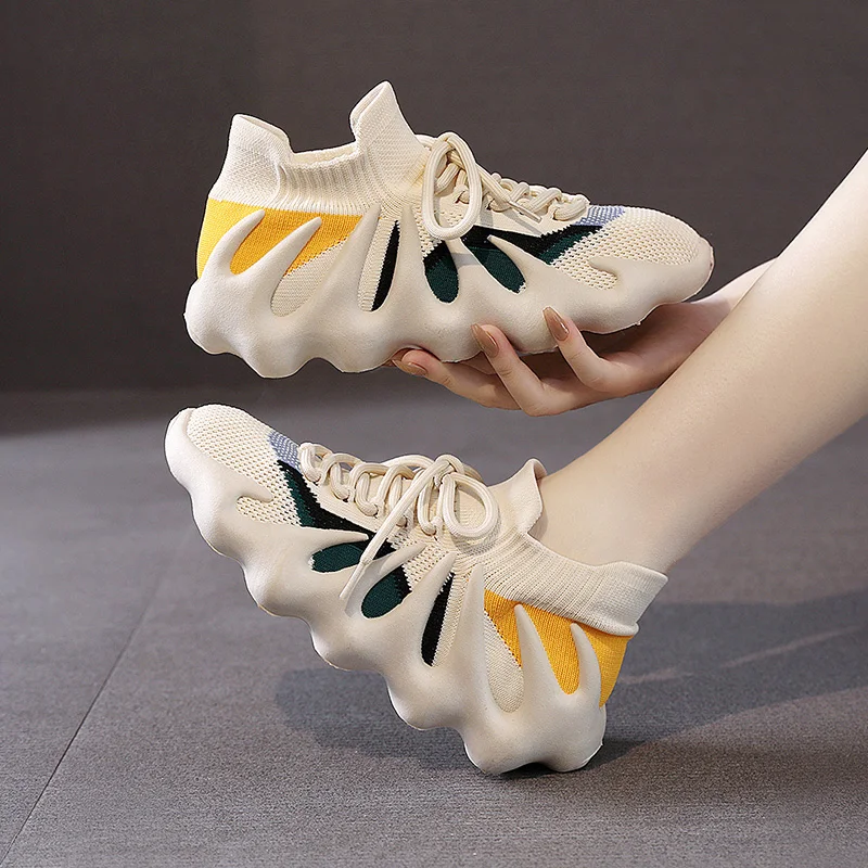 Men's Women's Comfortable Slip-On Sneake Couples Style Eight-Armed Octopus Summer New Sport Casual Mesh Breathable Running Shoes