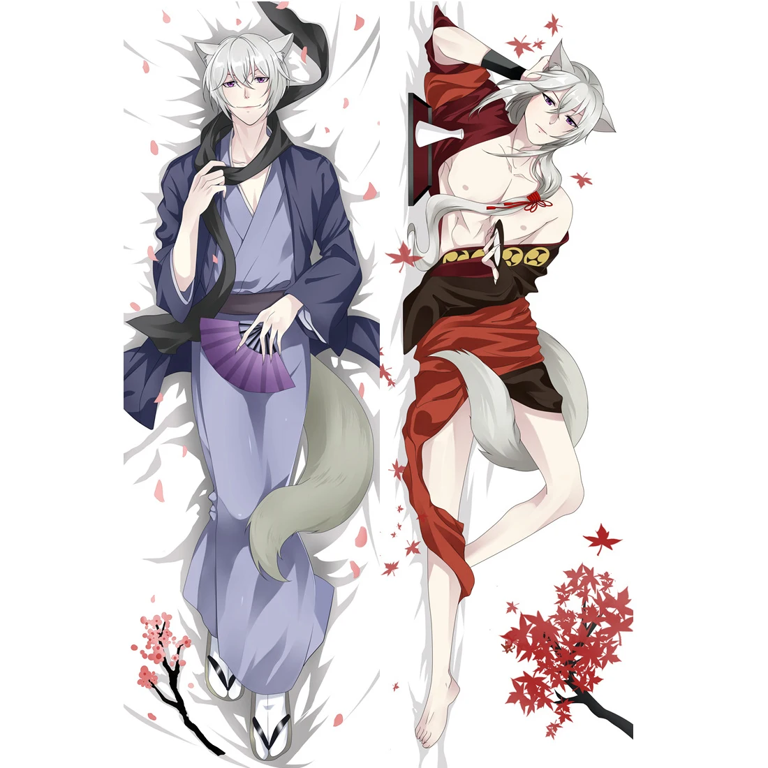 

Японское аниме Kamisama Hajimemashita Tomoe мужской Подушка «Dakimakura» чехол обнимающая подушка для тела Чехол 65049