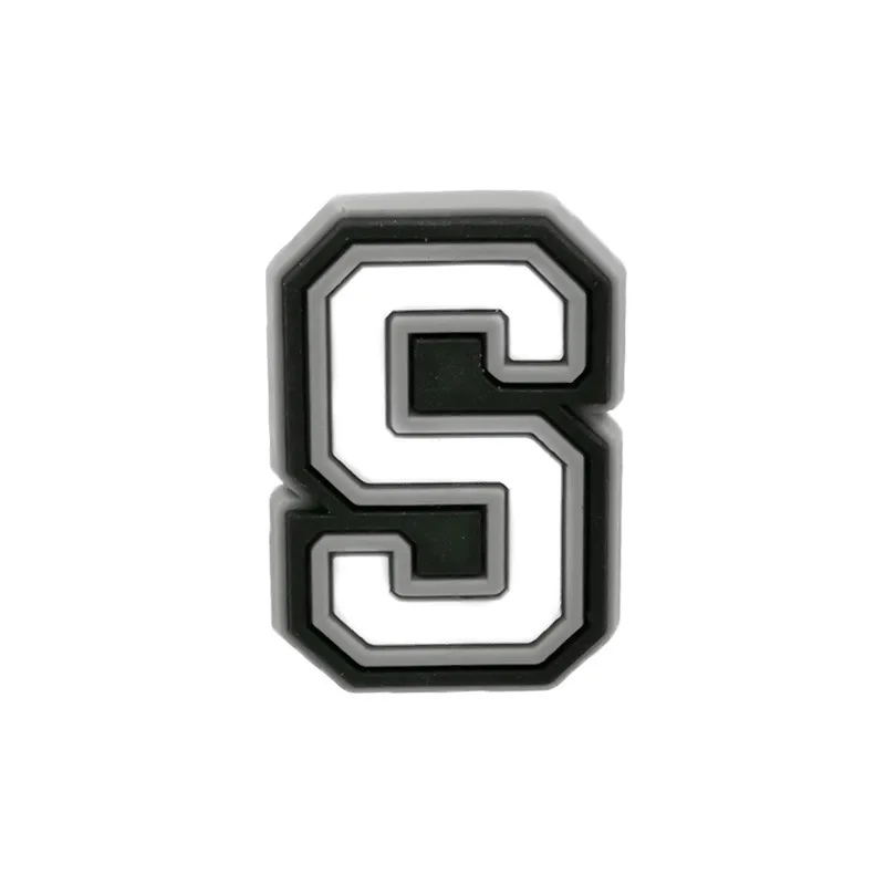 Wholesale PVC Shoe Accessories - White Letter Name Badges for Clogs, Pins, and Decorations
