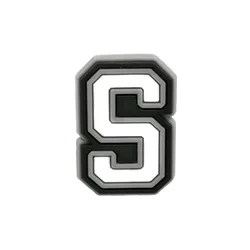 Wholesale PVC Shoe Accessories - White Letter Name Badges for Clogs, Pins, and Decorations (S)