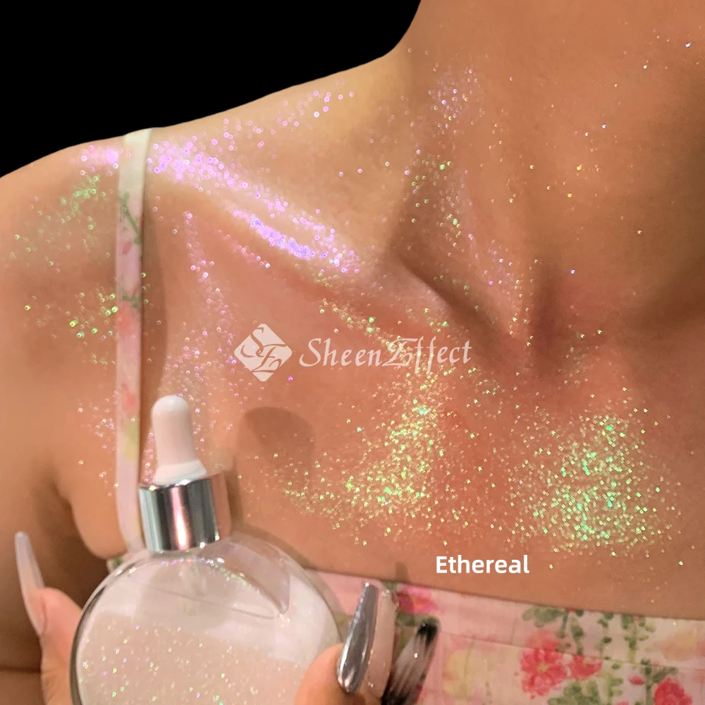 Sheeneffect Glitter Body Face Diamond Dry Oil Body Glitter Highlighter Body Shine Glitter Makeup For Face 4