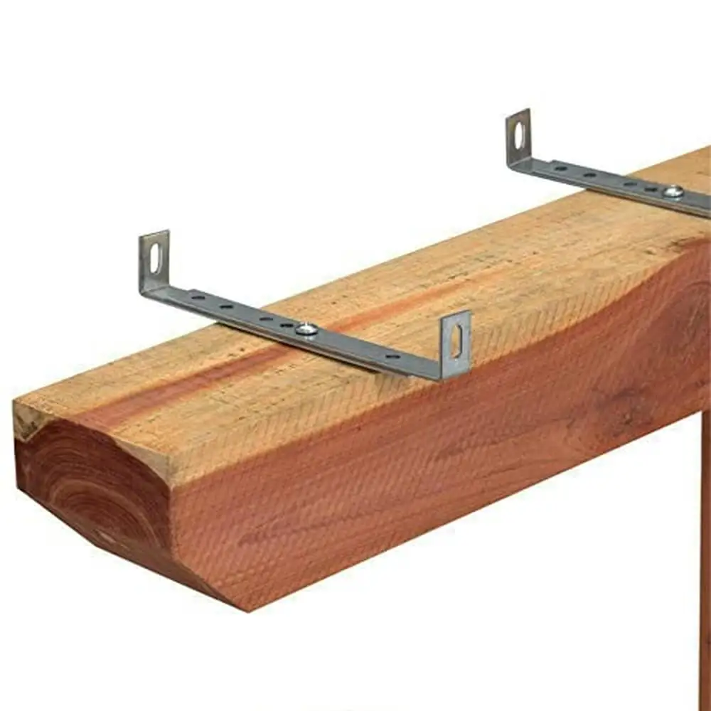 Cedar Wooden Drive-in Mailbox Post with Steel Anchor Easy Assembly and Rustic Charm