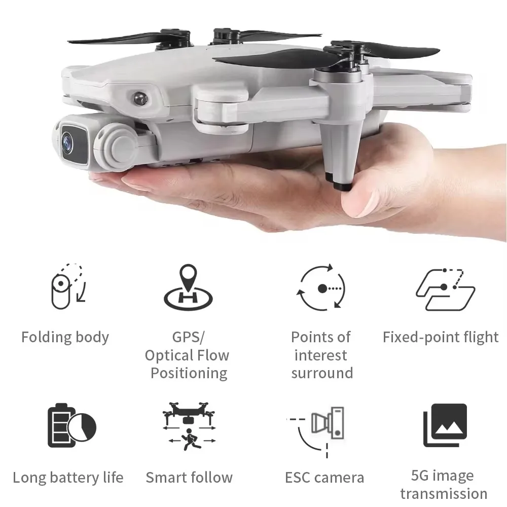 L900 Pro GPS Drone 4K Professional HD Dual Camera 5G Wifi Photography Brushless Foldable Quadcopter RC Distance 1.2KM Dron Toy 3