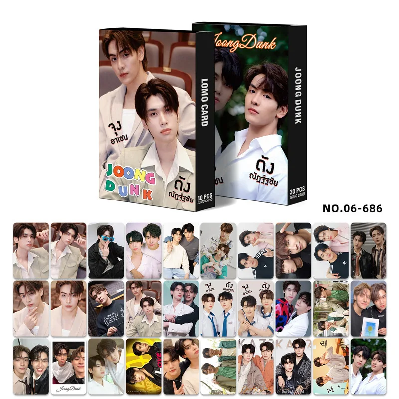Lomo Cards Album Cards 30 Thai Star Peripheral Small Cards FIRST KHAOTUNG Meenping Jong Single-Sided LOMO Card