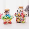 2pcs Star Shaped Glass Jars Craft Wishing Bottles Tiny Corked Glass Bottles Small Storage Jars For Various Items Glass Favor 1