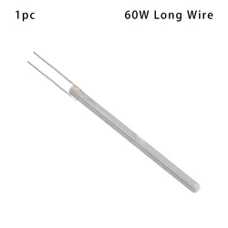 Adjustable Temperature Electric Soldering Iron Heater with Ceramic Internal Heating Element, 220V 80W/60W/100W (1pc-60W Long Wire)