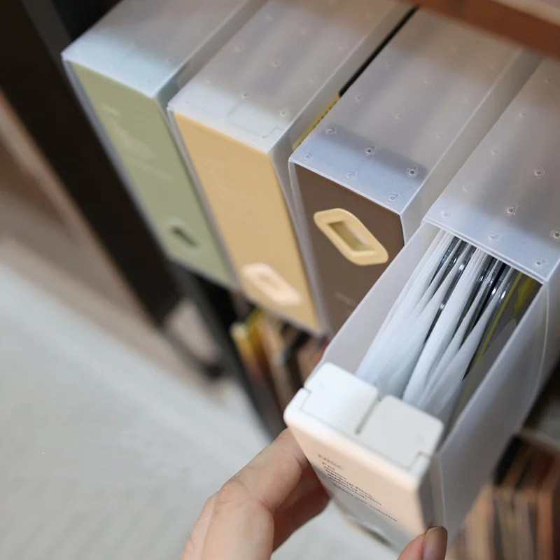 대용량 CD DVD 케이스 슬리브 보관 CD 마감 상자, 거치대 CD 디스크 패키지, 게임 앨범 정리, 4 색 24CD 박스, 인기 판매