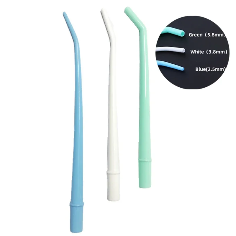 25 Pz/Borsa Punte Curve Usa E Getta Espulsore Della Saliva Odontoiatria Cannucce Curve Sottili Clinica Odontoiatrica Strumento Dentale Per Tubo Di Asp