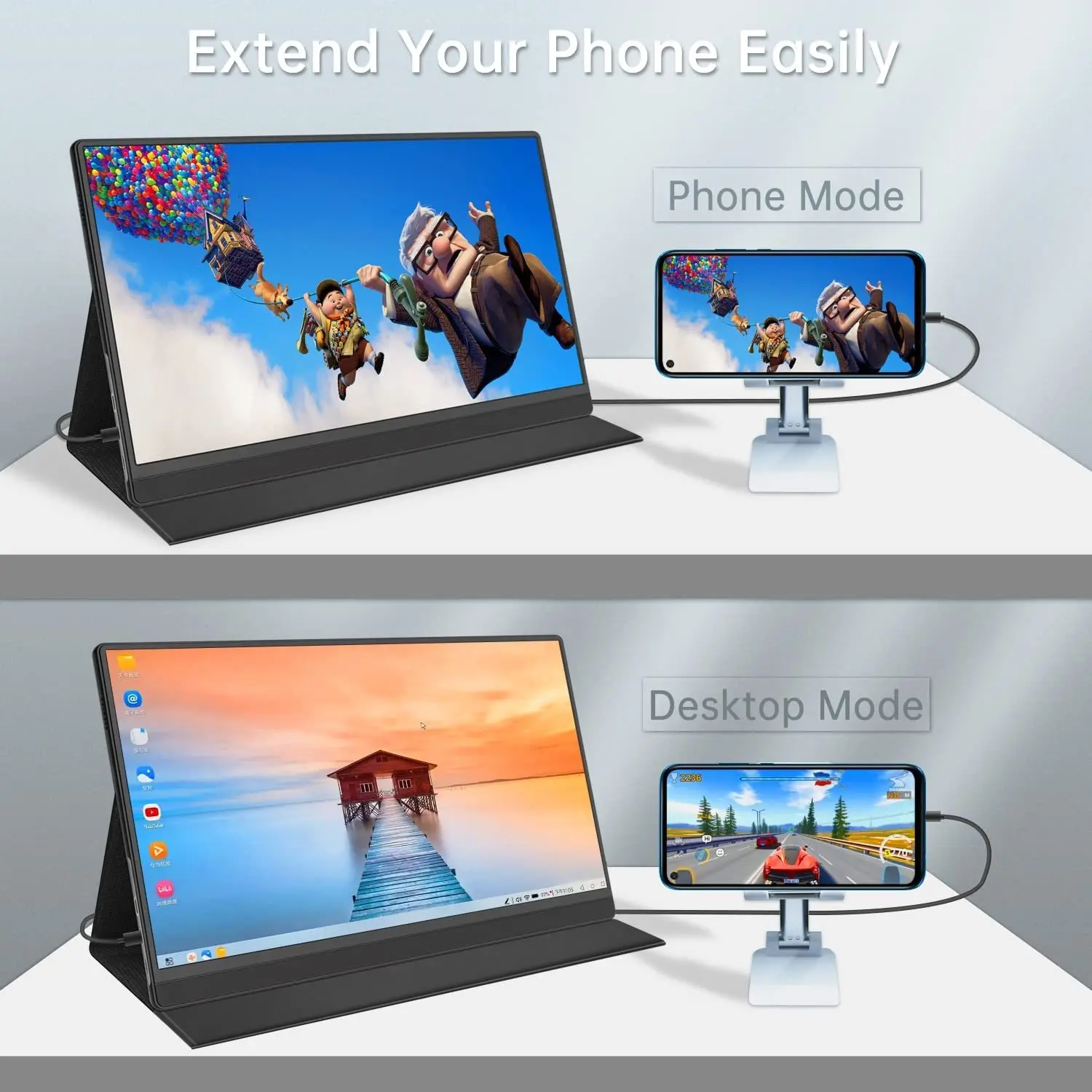 ޴  Ʈ ܺ Ȯ  ȭ, PS4/5 ġ,  , 14.0 ġ 1080P ips FHD
