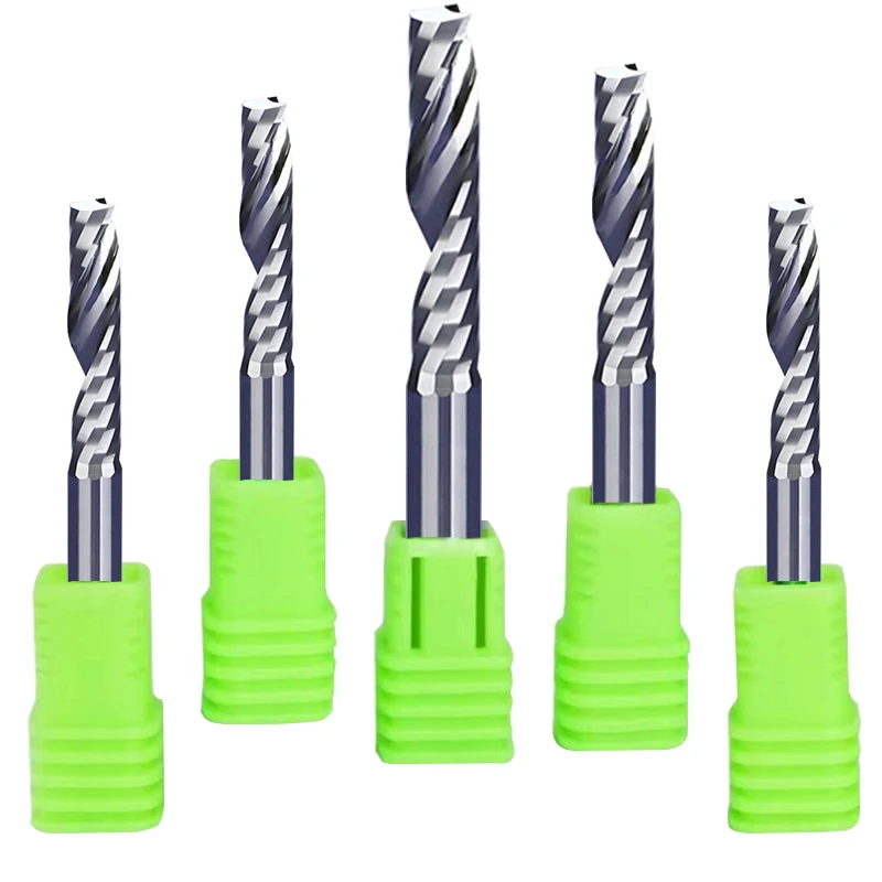 Pvc Router Bits 50pieces-Lot-2A-Quality-Single-Flute-Spiral-Cutter-Carbide-Router-Bit ...
