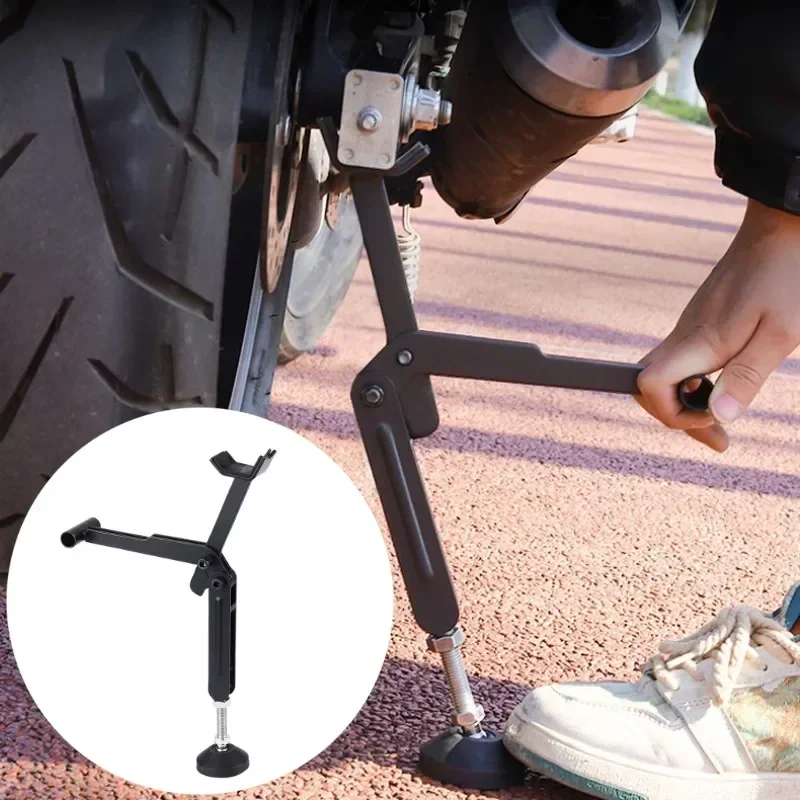 Motorcycle Stand Labor Saving Foldable Wheel Chain Cleaning Maintenance Stand Portable Motorcycle Lift Jack Replacement motorcycle stand motorcycle tire cleaning stand