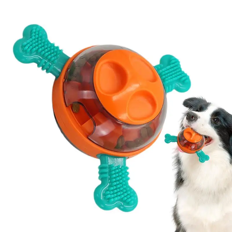 

Dog Treat Dispenser Ball Toy Dog Food Dispenser Slow Feeder Ball Funny Leaking Food Cat Interactive Toy For Small Medium Dogs