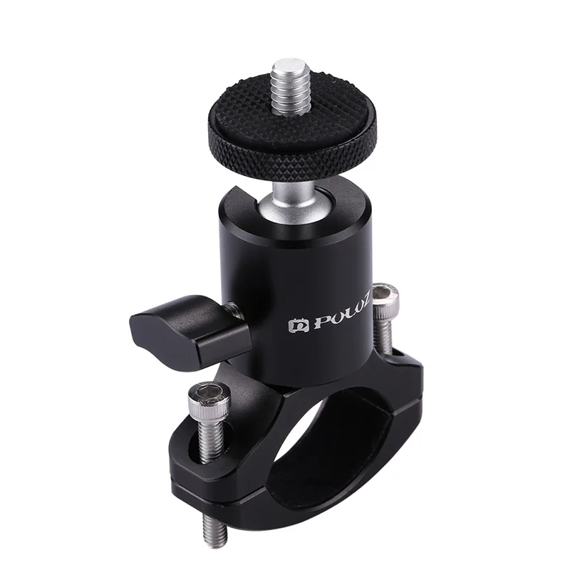 

Bicycle Parts Cellphone Holder Bike Handlebar Tripod Ball Head Adapter Mount for GoPro HERO7/6/5/4/3/2/1 DJI OSMO Action Cameras