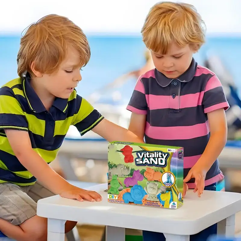 Sand Molds Beach Toys Colorful Sand Molds For Kids Sand Included Complete Sand Toys Set Kids Sandbox And Space Sand Toys Fun For 3