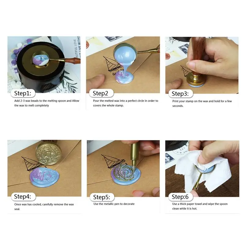 Fire Lacquer Seal Wax Particles Invitation Envelope Wedding Sealing Colorful Particles DIY Scrapbook 100 Pcs sealing wax beads,sealing wax beans,wax seal beads